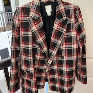 RARE H&M Plaid Blazer - 10